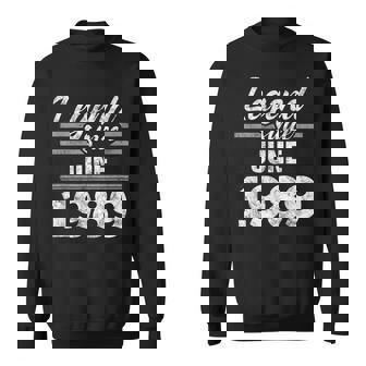 30Th Birthday Gift Legend Since June 1989 Sweatshirt | Mazezy