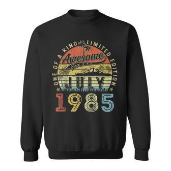 38 Year Old Awesome Since July 1985 38Th Birthday Sweatshirt | Mazezy