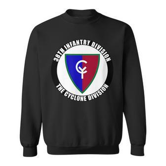 38Th Infantry Division National Guard Cyclone Veteran Sweatshirt | Mazezy