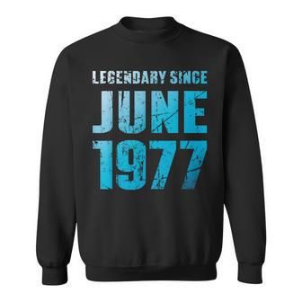 46 Birthday Man 46 Years June 1977 Sweatshirt - Seseable