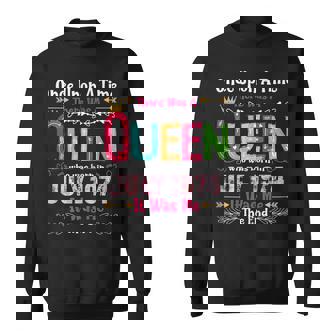 47 Years Old Birthday Girls 47Th Birthday Queen July 1974 Sweatshirt | Mazezy