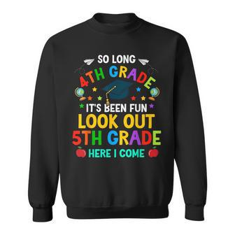 4Th Grade 5Th Here I Come First Day Back To School Kids Sweatshirt | Mazezy AU