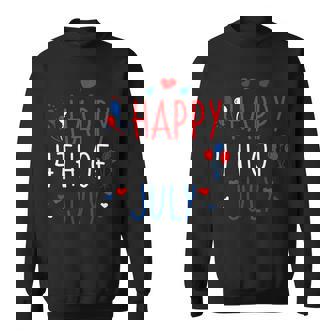 4Th Of July Happy 4Th Of July American Flag Sweatshirt - Monsterry