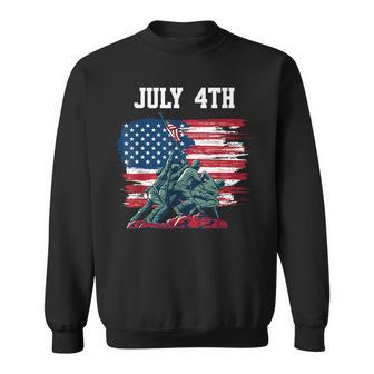 4Th Of July Men Usa American Flag Boys Independence Day Sweatshirt - Seseable