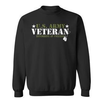 4Th Of July | Us Army Veteran Defender Of Freedom Sweatshirt | Mazezy