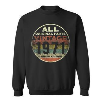 50 Years Old Gift Vintage 1971 Limited Edition 50Th Birthday Sweatshirt | Mazezy