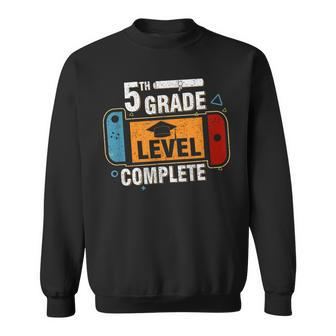 5Th Grade Class Of 2023 Gamer Level Complete Graduation Sweatshirt | Mazezy