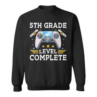 5Th Grade Level Complete Gamer Kids Class Of 2023 Boys Sweatshirt | Mazezy