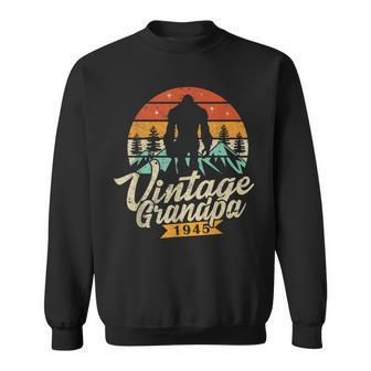 75Th Bigfoot Grandpa Birthday Vintage 1945 Gift Sweatshirt | Mazezy