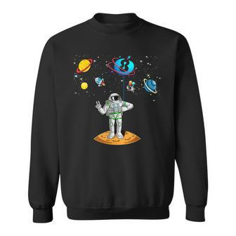 8 Years Old Birthday Boy 8Th Space Planets Astronaut Gift Space Funny Gifts Sweatshirt