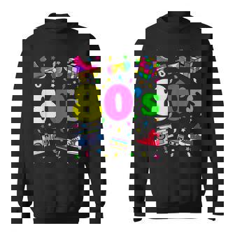 80S Theme Party 80S Costume - I Love The 80S Sweatshirt - Seseable