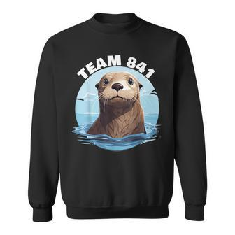 841 Surfing Otter 841 Otter Team 841 California Otter 841 California Gifts And Merchandise Funny Gifts Sweatshirt | Mazezy