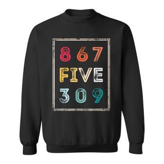 8675309 Nostalgic And Funny 80S & 90S Sweatshirt - Monsterry
