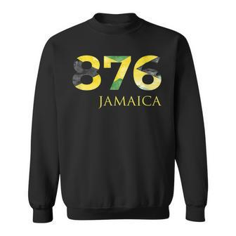 876 Jamaica Area Code 'S Sweatshirt | Mazezy