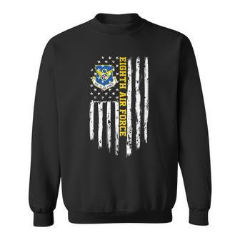 8Th Air Force American Flag Sweatshirt | Mazezy