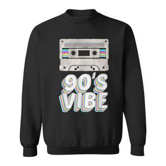 90S Vibe Retro Aesthetic Costume Party Wear Outfit Gift 90S Vintage Designs Funny Gifts Sweatshirt | Mazezy