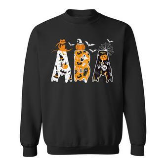 Aba Therapist Halloween Costume Rbt Future Bcba Sped Sweatshirt - Monsterry UK