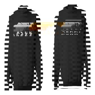 Absaraka Nd Vintage Evergreen Sunset Eighties Retro Sweatshirt | Mazezy