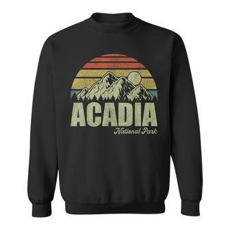 Acadia National Park Vintage Mountain Hiking Sweatshirt - Thegiftio UK