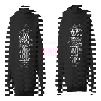 Activity Assistant Funny Ninja Activities Job Title Gifts Sweatshirt | Mazezy