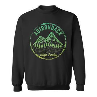 Adirondack Mountains New York High Peaks Backpacker Hiker Sweatshirt | Mazezy
