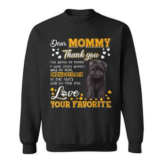 Affenpinscher Dear Mommy Thank You For Being My Mommy Sweatshirt - Monsterry CA