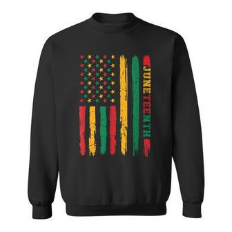 African American History Junenth Flag 1865 Sweatshirt - Seseable