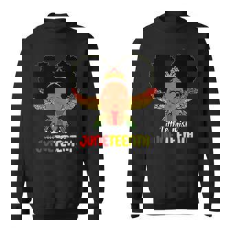African Little Melanin Queen Junenth Girls Kids Toddler Sweatshirt | Mazezy