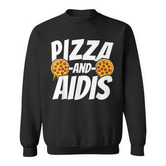 Aidi Dog For Pizza Lover Sweatshirt | Mazezy