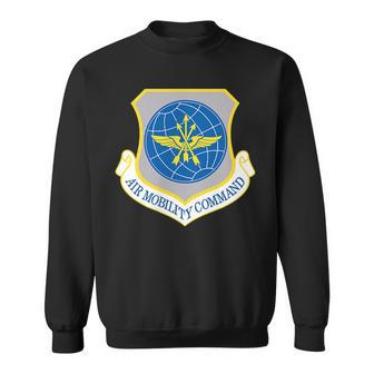 Air Force Air Mobility Command Amc Military Veteran Patch Sweatshirt | Mazezy