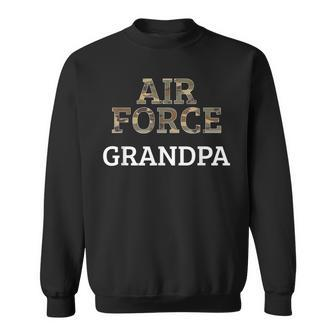 Air Force Grandpa Military Family Gift Air Force Family Sweatshirt | Mazezy