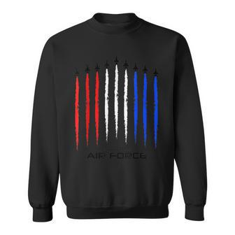 Air Force Us Veterans 4Th Of July American Flag Sweatshirt | Mazezy