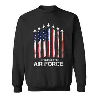 Air Force Us Veterans American Flag 4Th Of July Patriotic Sweatshirt | Mazezy