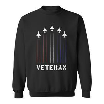Air Force Veteran Us American Flag F4 Phantom Sweatshirt | Mazezy
