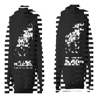 Alaska State The Last Frontier Alaska Home Sweatshirt | Mazezy
