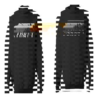 Alburnett Ia Vintage Evergreen Sunset Eighties Retro Sweatshirt | Mazezy