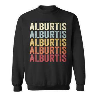 Alburtis Pennsylvania Alburtis Pa Retro Vintage Text Sweatshirt | Mazezy