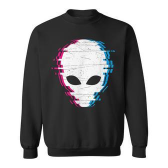 Alien Rave Aesthetic Edm Techno Party Festival Sweatshirt | Mazezy