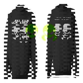 Alien Vs Italy Meme I Alien Or Italians Fun Sweatshirt | Mazezy
