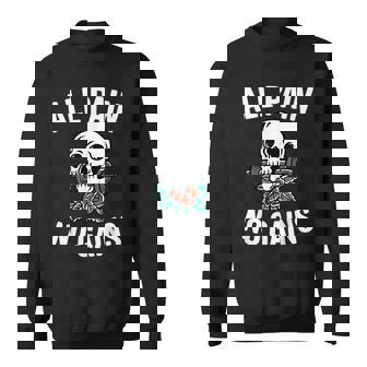 All Pain No Gains Funny Gym Fitness Workout Bodybuilding Sweatshirt - Seseable