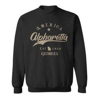 Alpharetta Ga Georgia Sweatshirt | Mazezy