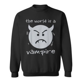 Alternative The World Is A Vampire Pumpkins 90S Grunge Rock Sweatshirt - Seseable