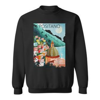Amalfi Coast Positano Italy Sweatshirt | Mazezy