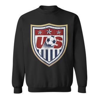 America Soccer Lovers Jersey Usa Flag Support Football Team Sweatshirt | Mazezy