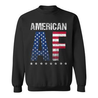 American Af 4Th Of July Funny Novelty Design For Merica Sweatshirt | Mazezy