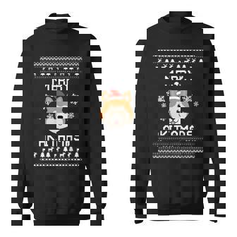 American Akita Christmas Ugly Xmas Akitas Sweater Akita Sweatshirt - Monsterry