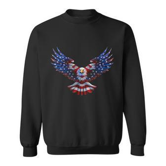 American Eagle Flag Usa 4Th Of July Sweatshirt | Mazezy