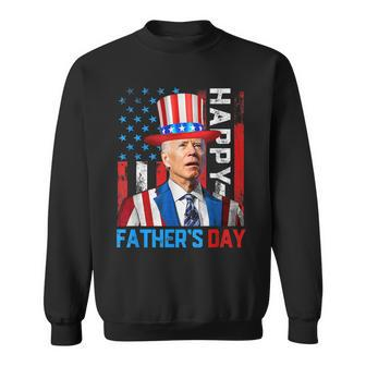 American Flag Happy Fathers Day Confused For 4Th Of July Sweatshirt - Thegiftio UK