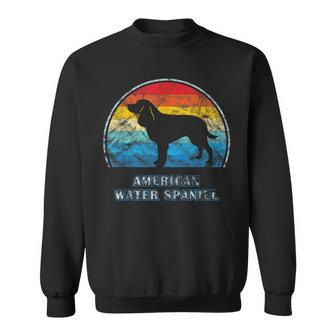 American Water Spaniel Vintage Dog Sweatshirt | Mazezy