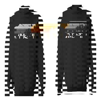 Amesti Ca Vintage Evergreen Sunset Eighties Retro Sweatshirt | Mazezy